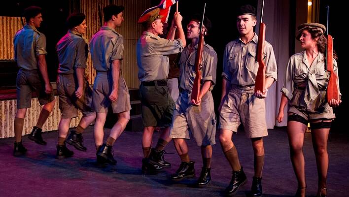 Privates on Parade at New Theatre, Newtown. Photos: Bob Seary