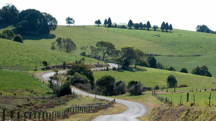 (u'Bucolic retreat ... Comboyne Plateau, near Port Macquarie, is celebrated for its lush, green hills and dairy products.',)