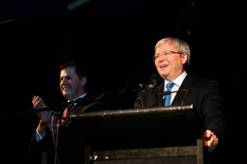 Kevin Rudd visits Rooty Hill RSL